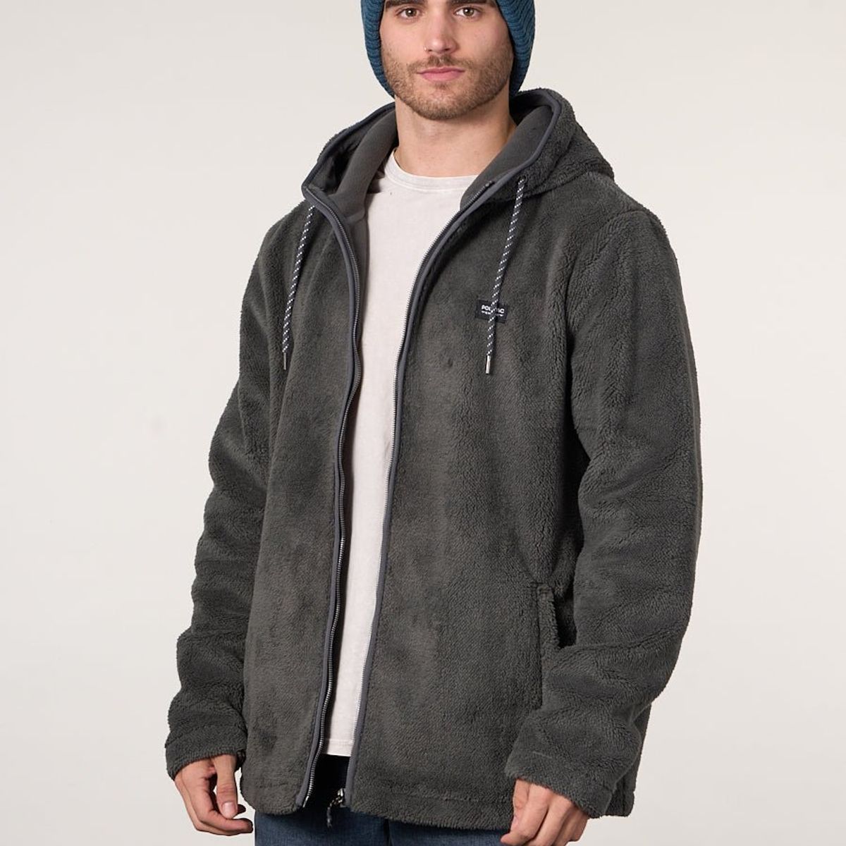 POLEMIC - Poleron Bonded Shaggy con gorro Classic 8701 Polemic