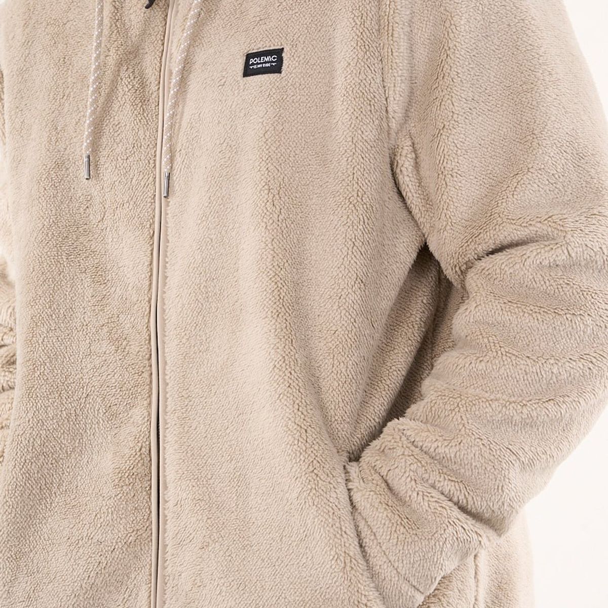 POLEMIC - Poleron Bonded Shaggy con gorro Classic 8701 Polemic