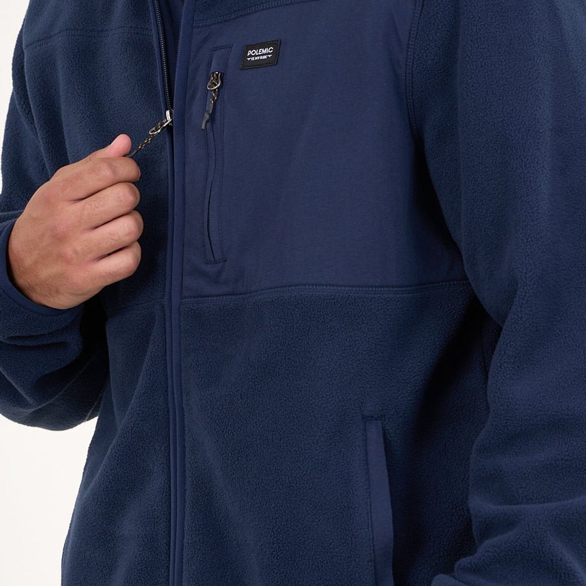 POLEMIC - Poleron Micropolar Full Zipper y gorro 8706 Polemic