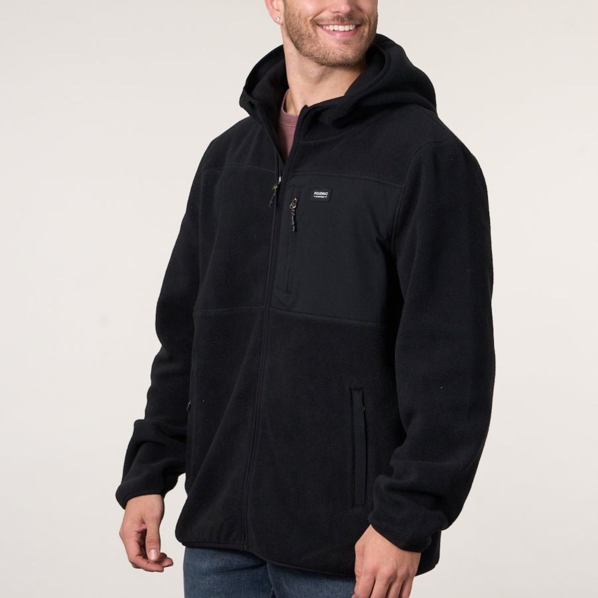 POLEMIC - Poleron Micropolar Full Zipper y gorro 8706 Polemic