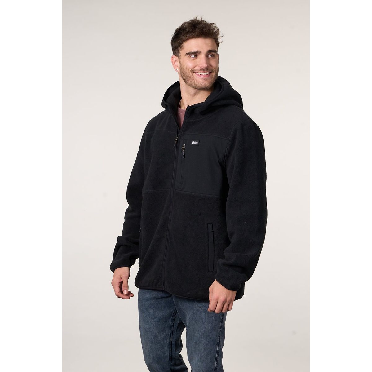 POLEMIC - Poleron Micropolar Full Zipper y gorro 8706 Polemic