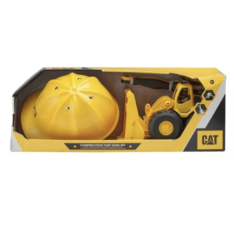 CAT - Set Construccion Cat Excavadora + Casco + Pala