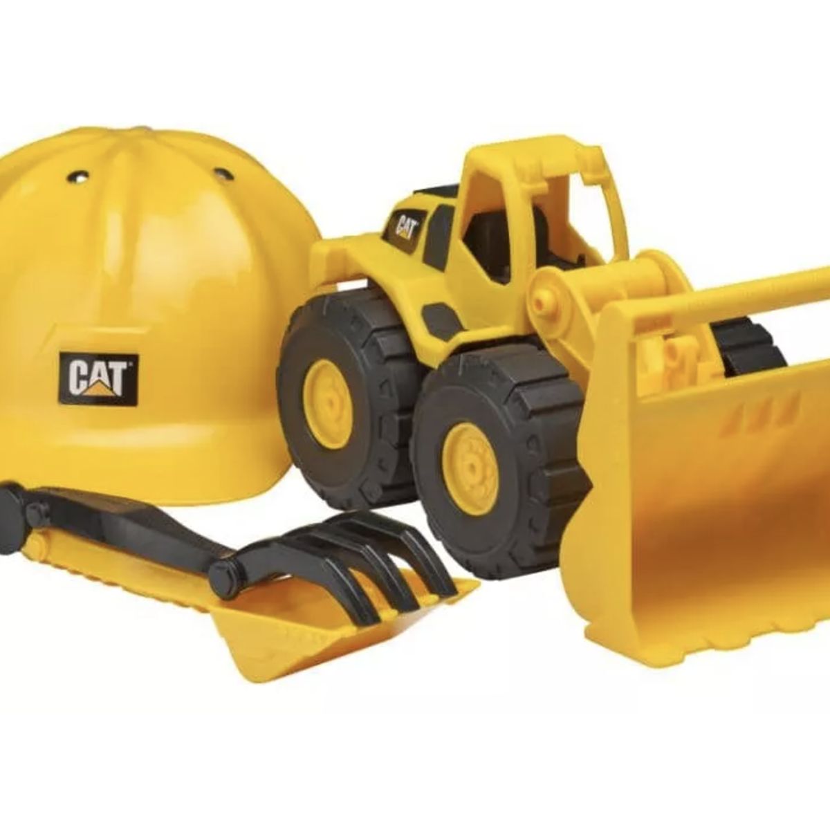 CAT - Set Construccion Cat Excavadora + Casco + Pala