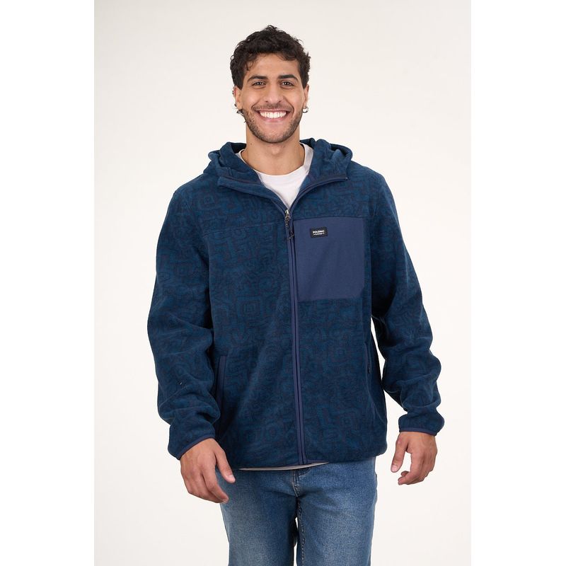 POLEMIC - Poleron Micropolar Full Zipper y gorro 8708 Polemic