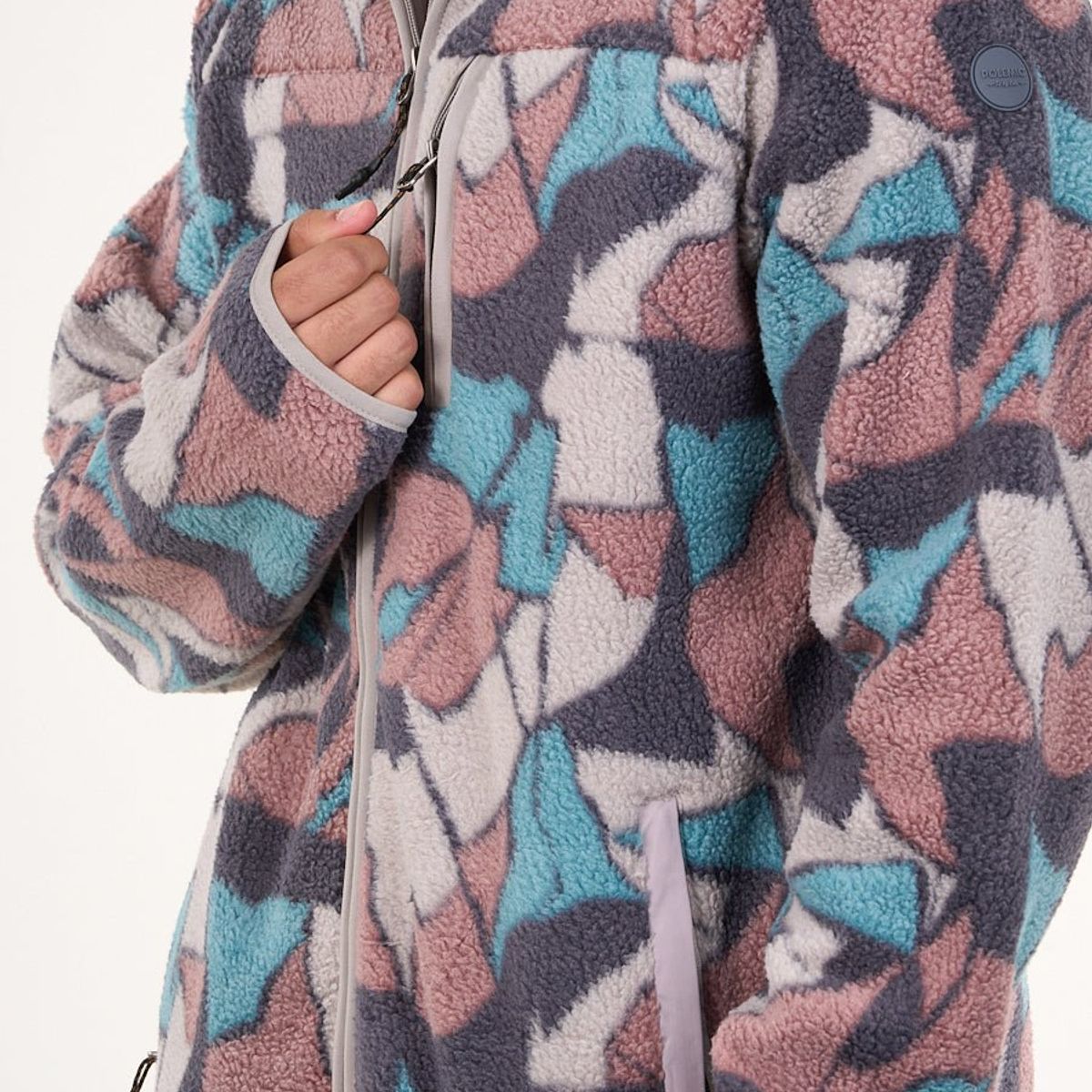 POLEMIC - Poleron Mini sherpa full cierre y gorro 8712 Polemic.