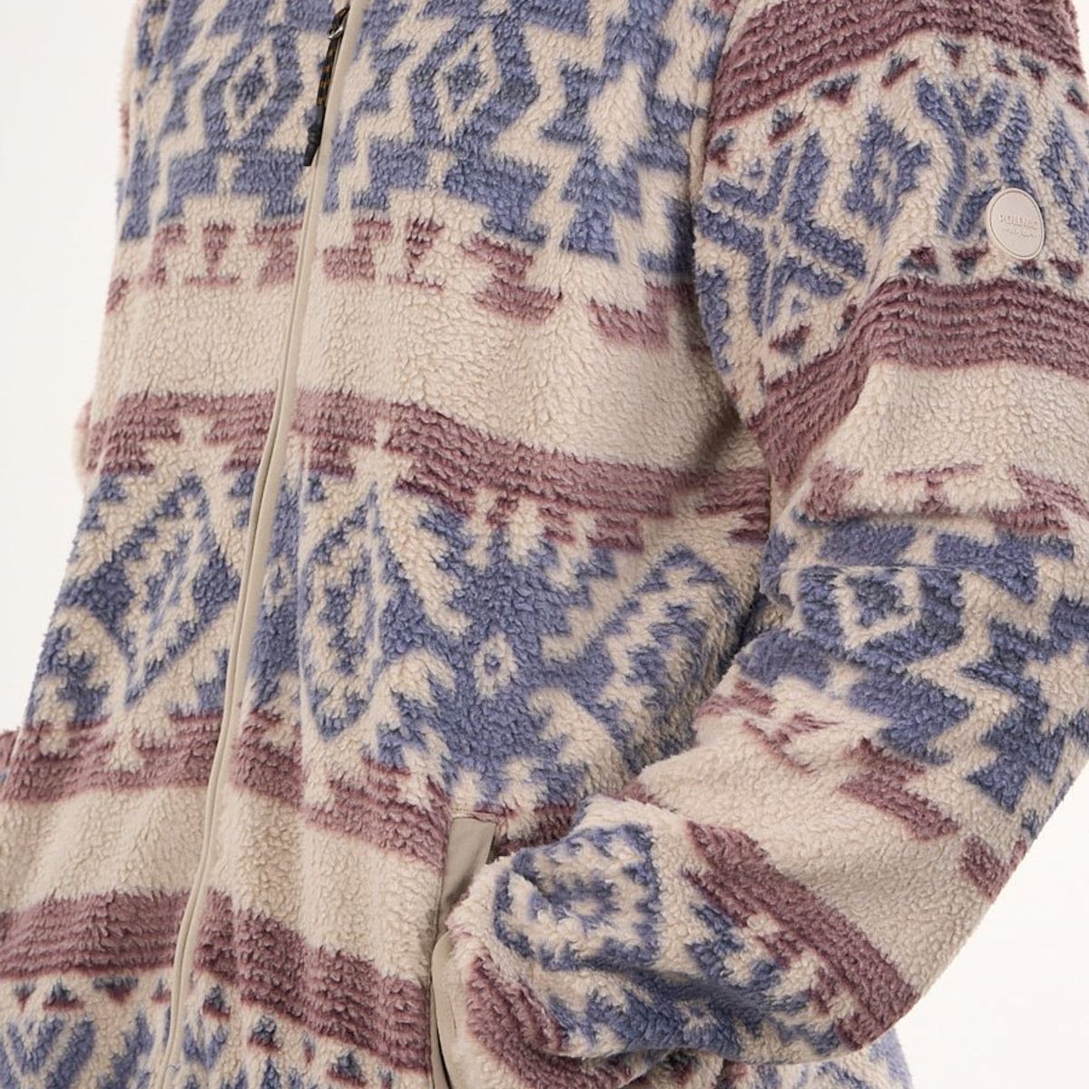 POLEMIC - Poleron Mini sherpa full cierre y gorro 8713 Polemic