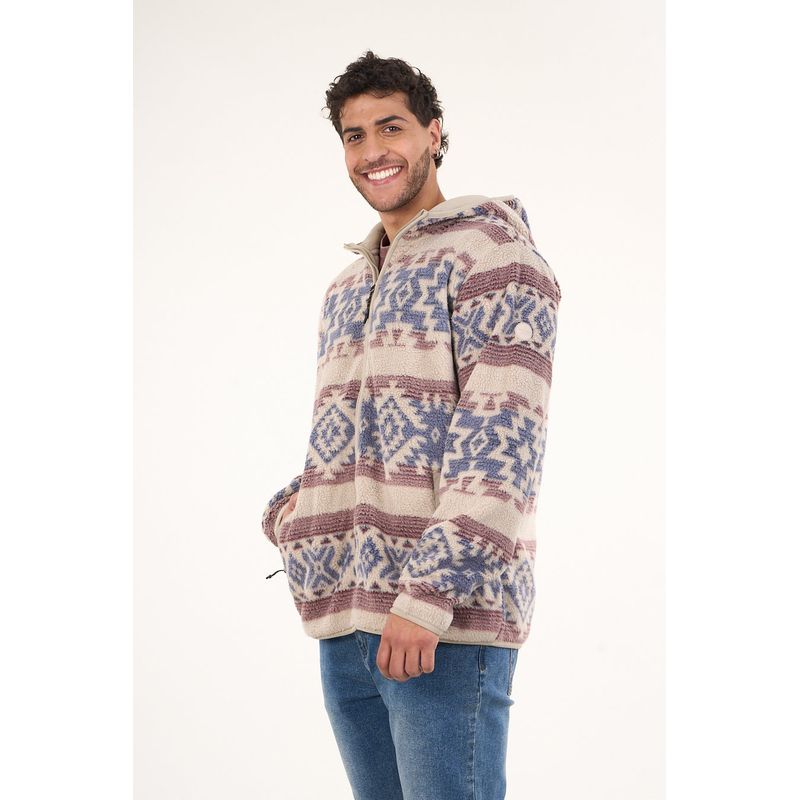POLEMIC - Poleron Mini sherpa full cierre y gorro 8713 Polemic