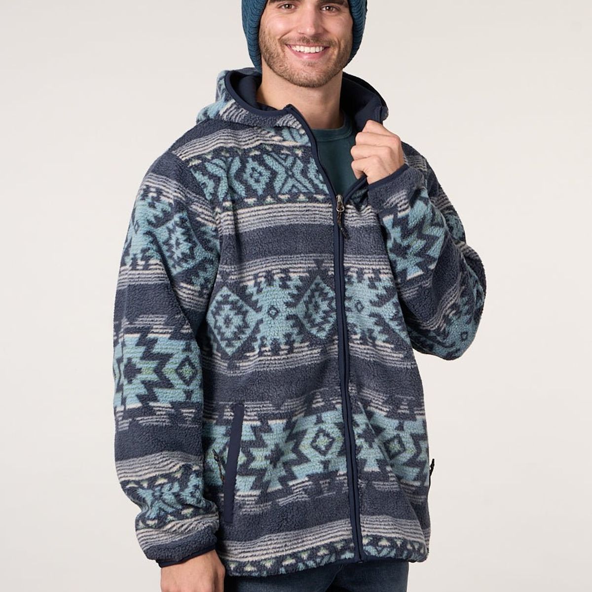 POLEMIC - Poleron Mini sherpa full cierre y gorro 8713 Polemic