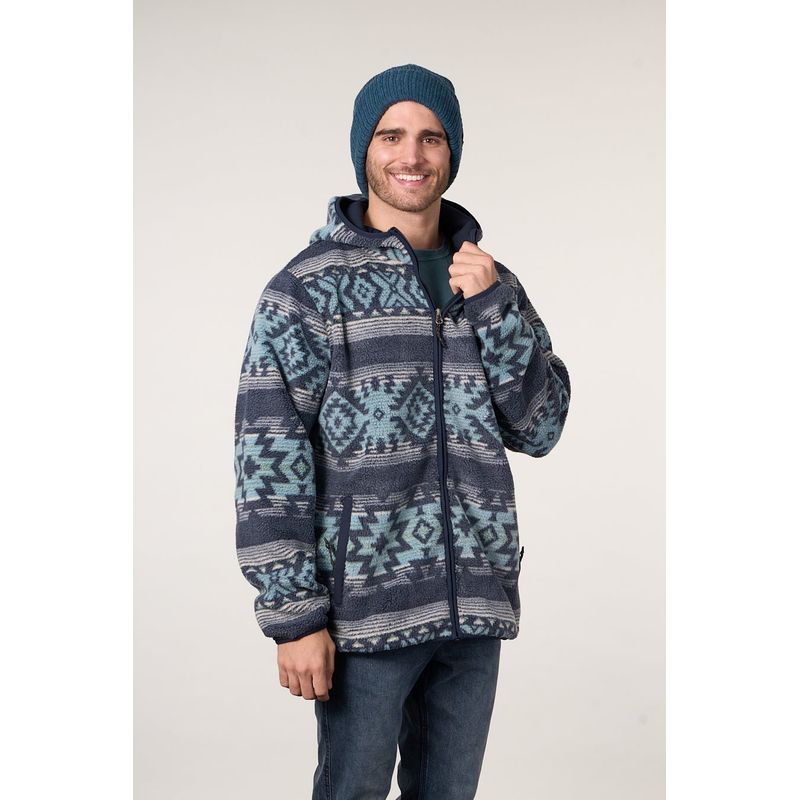 POLEMIC - Poleron Mini sherpa full cierre y gorro 8713 Polemic