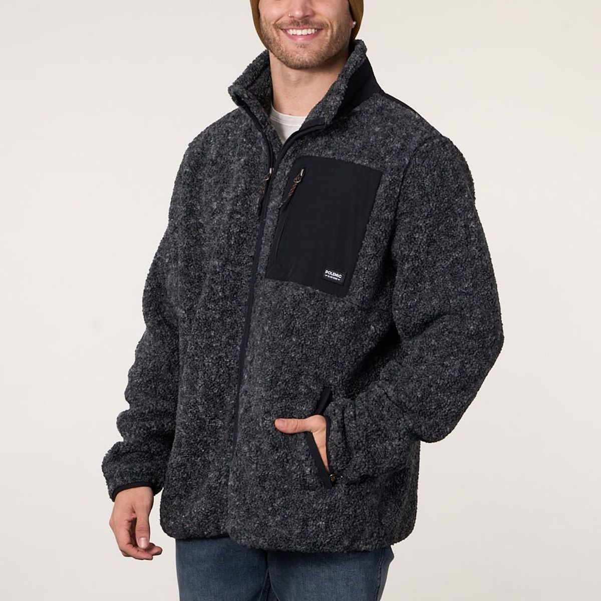 POLEMIC - Poleron Polar Sherpa Bonded con cierre 8716 Polemic