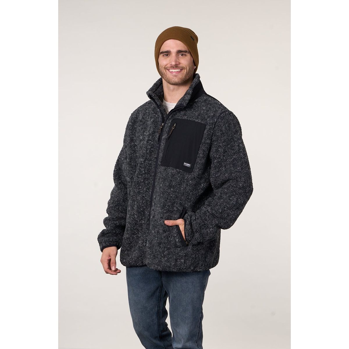 POLEMIC - Poleron Polar Sherpa Bonded con cierre 8716 Polemic
