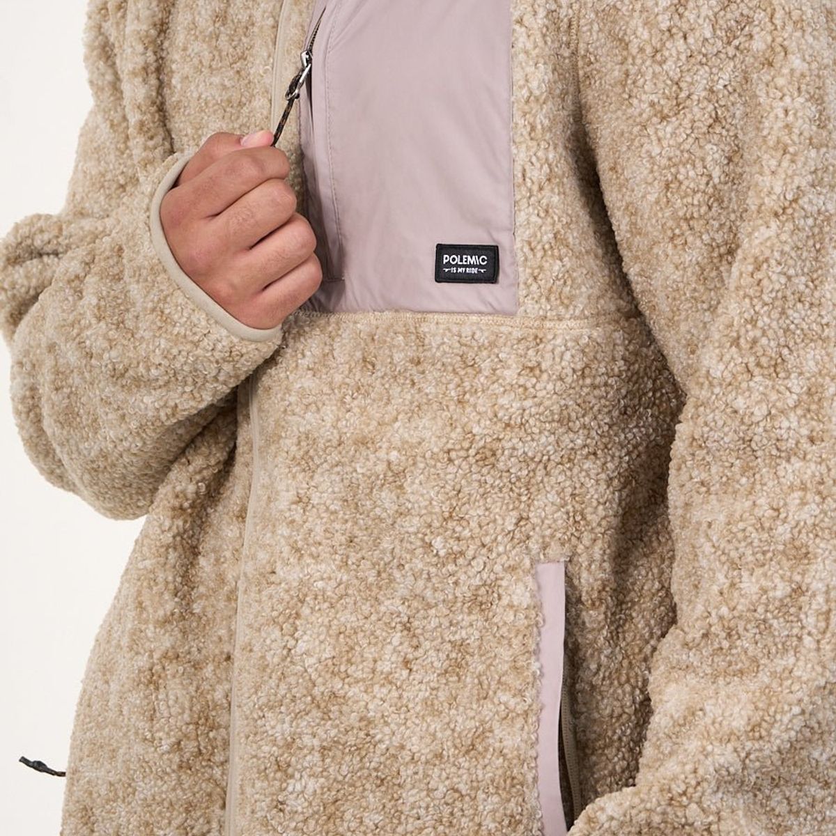 POLEMIC - Poleron Polar Sherpa Bonded con cierre 8716 Polemic