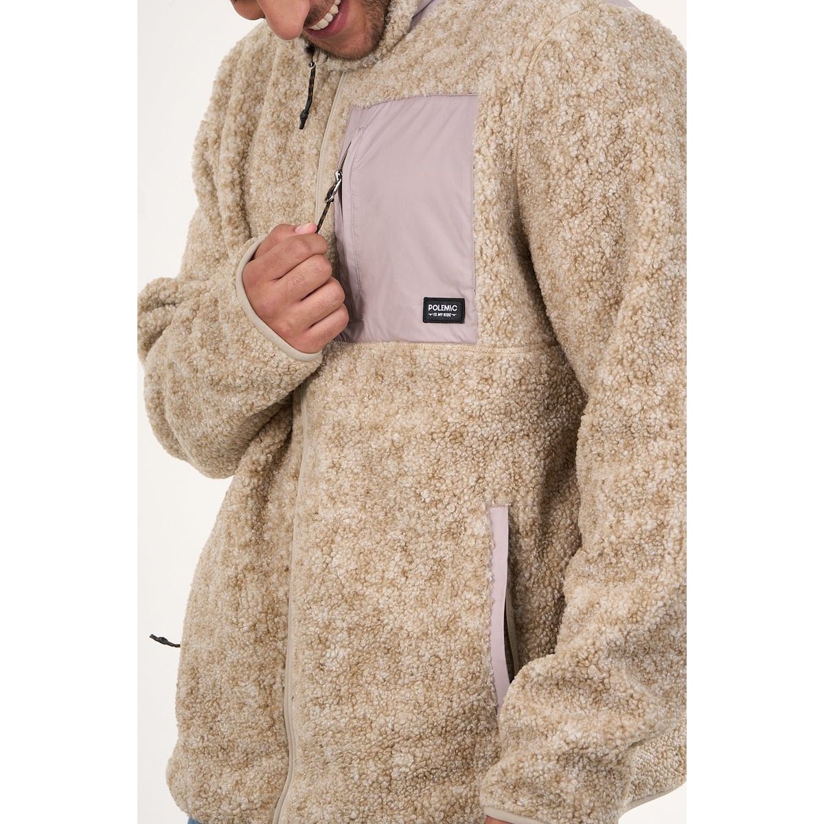 POLEMIC - Poleron Polar Sherpa Bonded con cierre 8716 Polemic