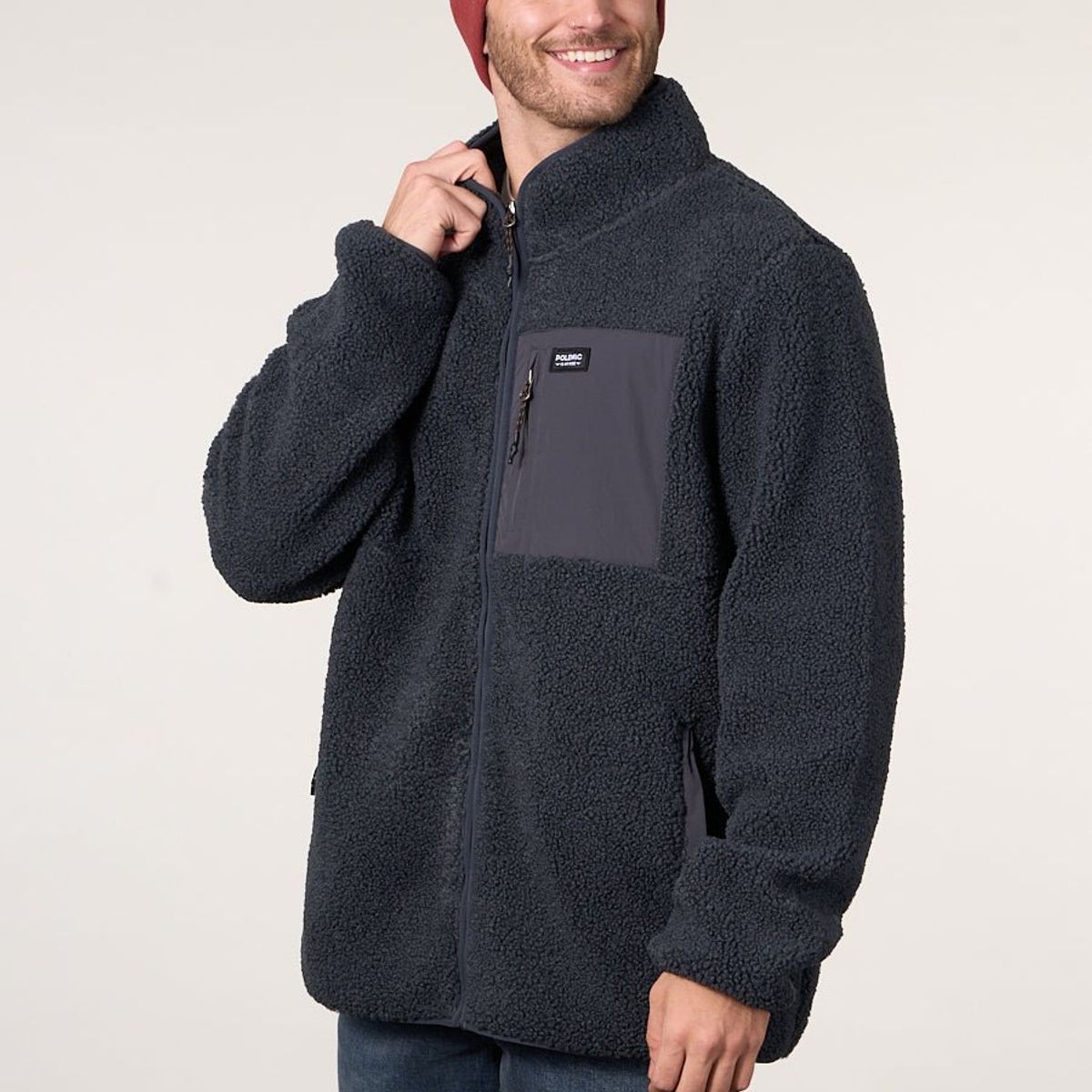 POLEMIC - Poleron Polar Sherpa Bonded con cierre 8717 Polemic