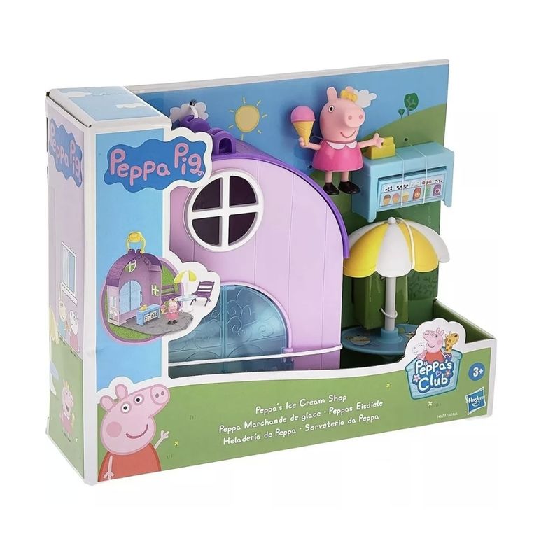 HASBRO - Set Figura Peppa Pig Heladeria De Peppa - Hasbro