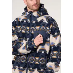 POLEMIC - Poleron Polar Sherpa Bonded con cierre Print 8718
