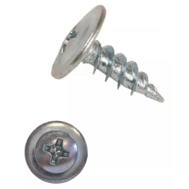 GENERICO - Tornillo Cabeza De  Lenteja 8 X 1/2 Punta Fina 1000 Unidades