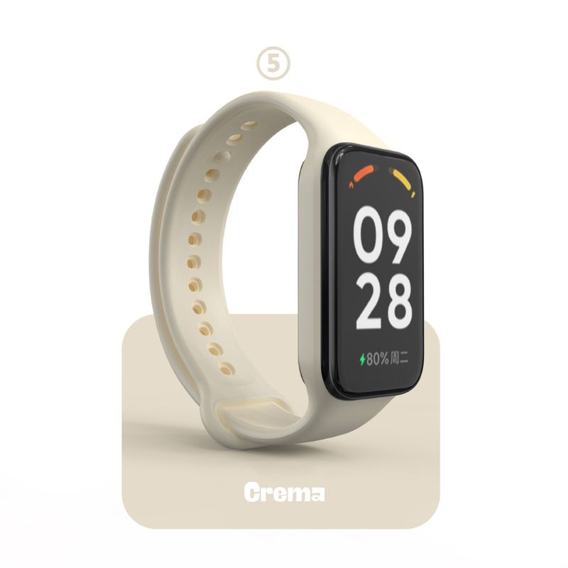 GENERICO - Correas Silicona Para Xiaomi Band 8/9 Active / Redmi Band 2