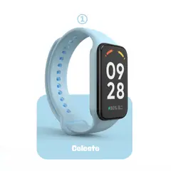 GENERICO - Correas Silicona Para Xiaomi Band 8/9 Active / Redmi Band 2