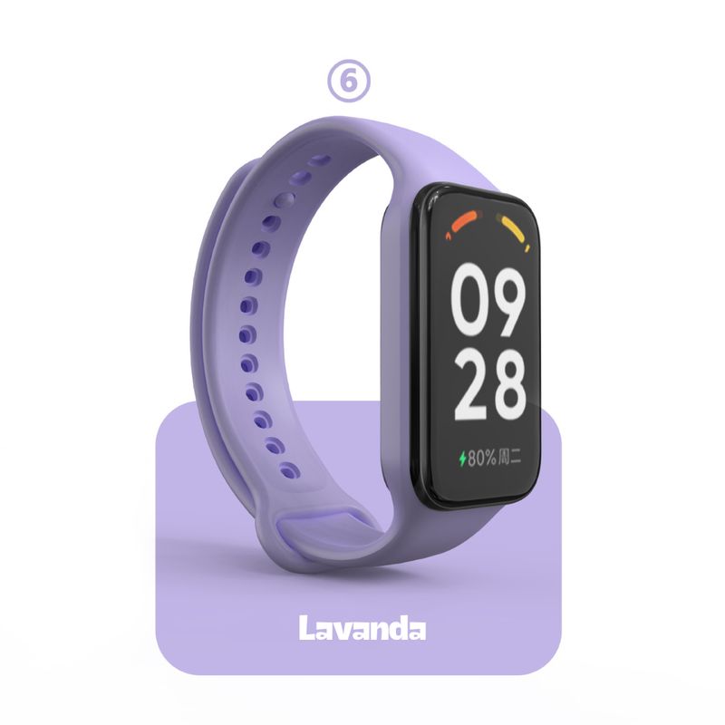 GENERICO - Correas Silicona Para Xiaomi Band 8/9 Active / Redmi Band 2
