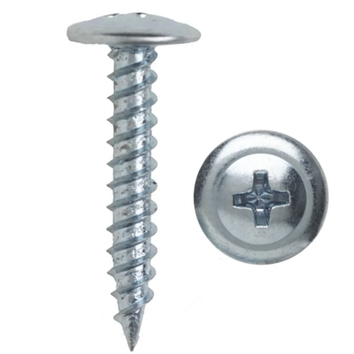 GENERICO - Tornillo Cabeza De  Lenteja 8X1Punta Fina 1000 Unidades