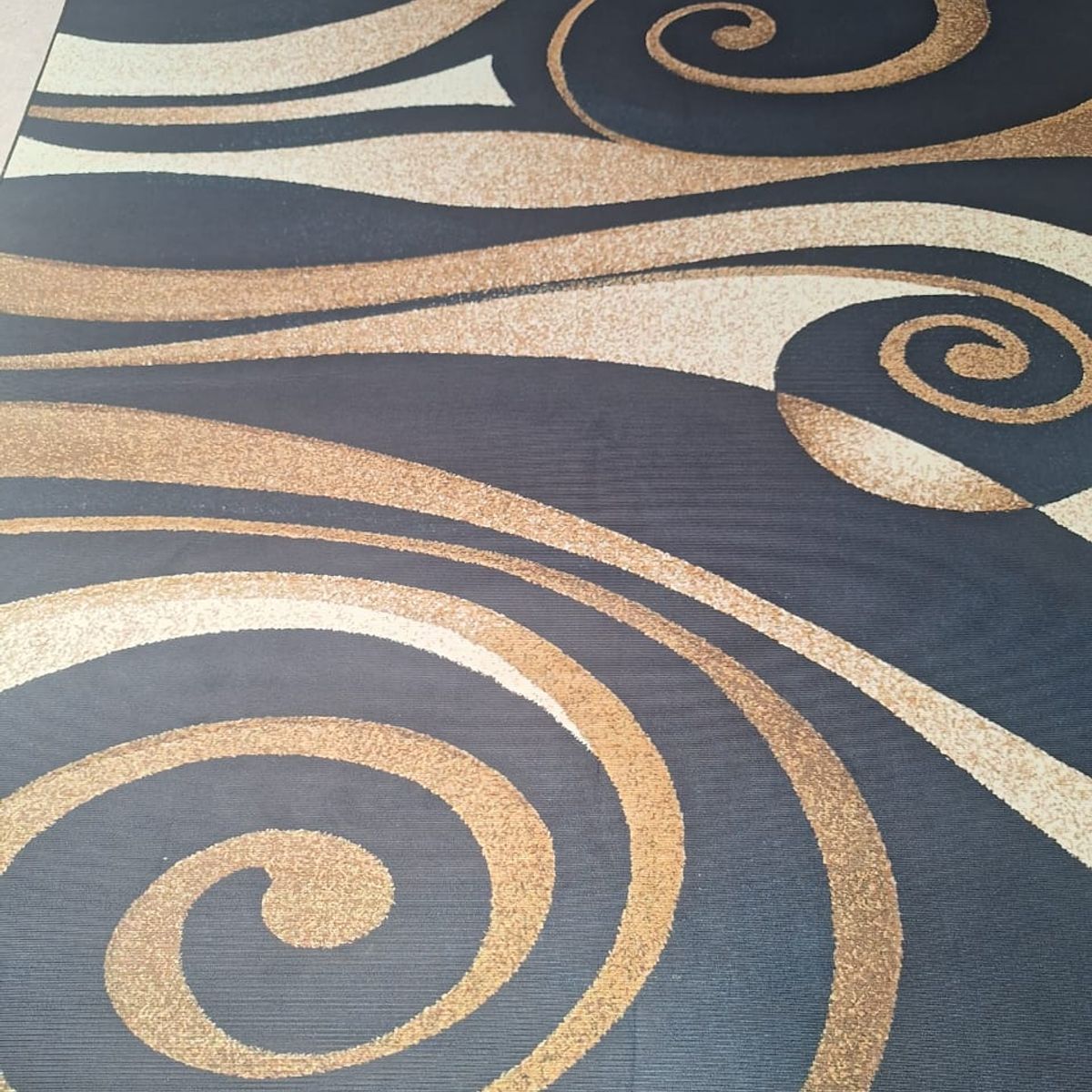 GENERICO - ALFOMBRA PARA LIVING ANTIDESLIZANTE CON DISEÑOS TRIDIMENCIONALES