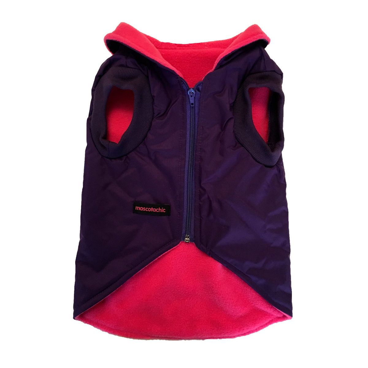 MASCOTACHIC - Capa Impermeable Morado talla M