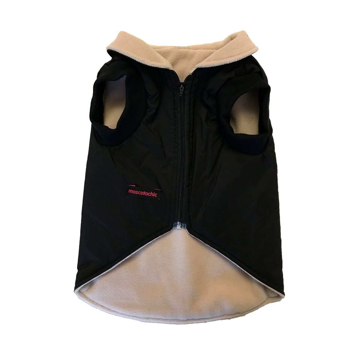 MASCOTACHIC - Capa Impermeable Negro talla M