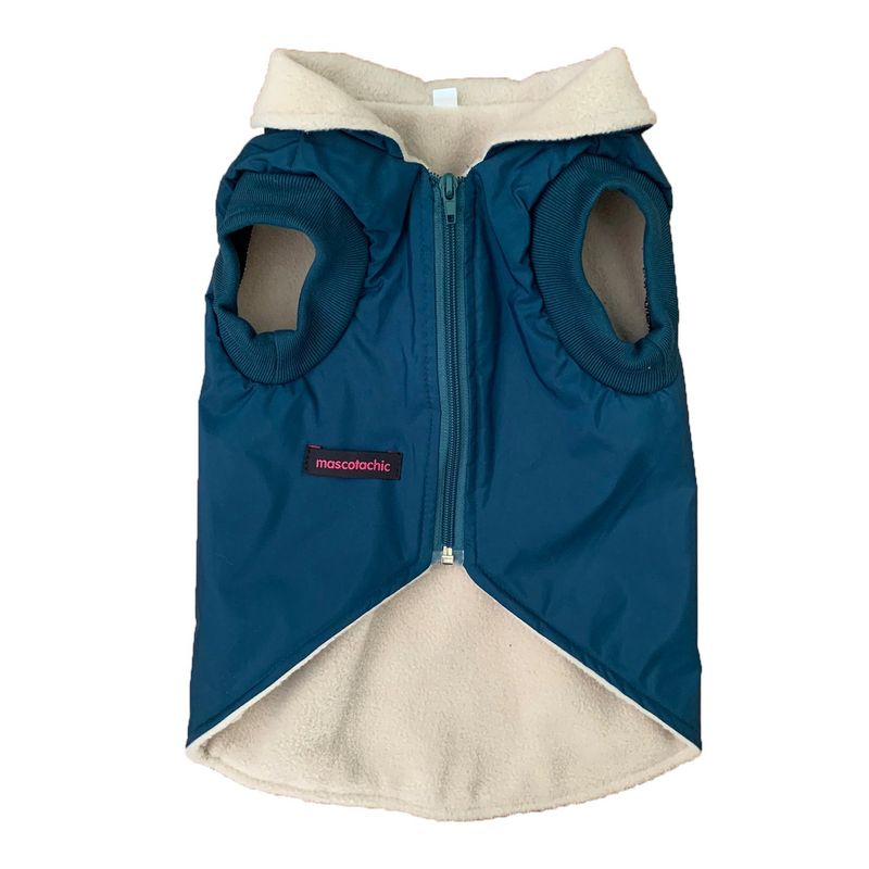 MASCOTACHIC - Capa Impermeable Verde Petróleo talla M