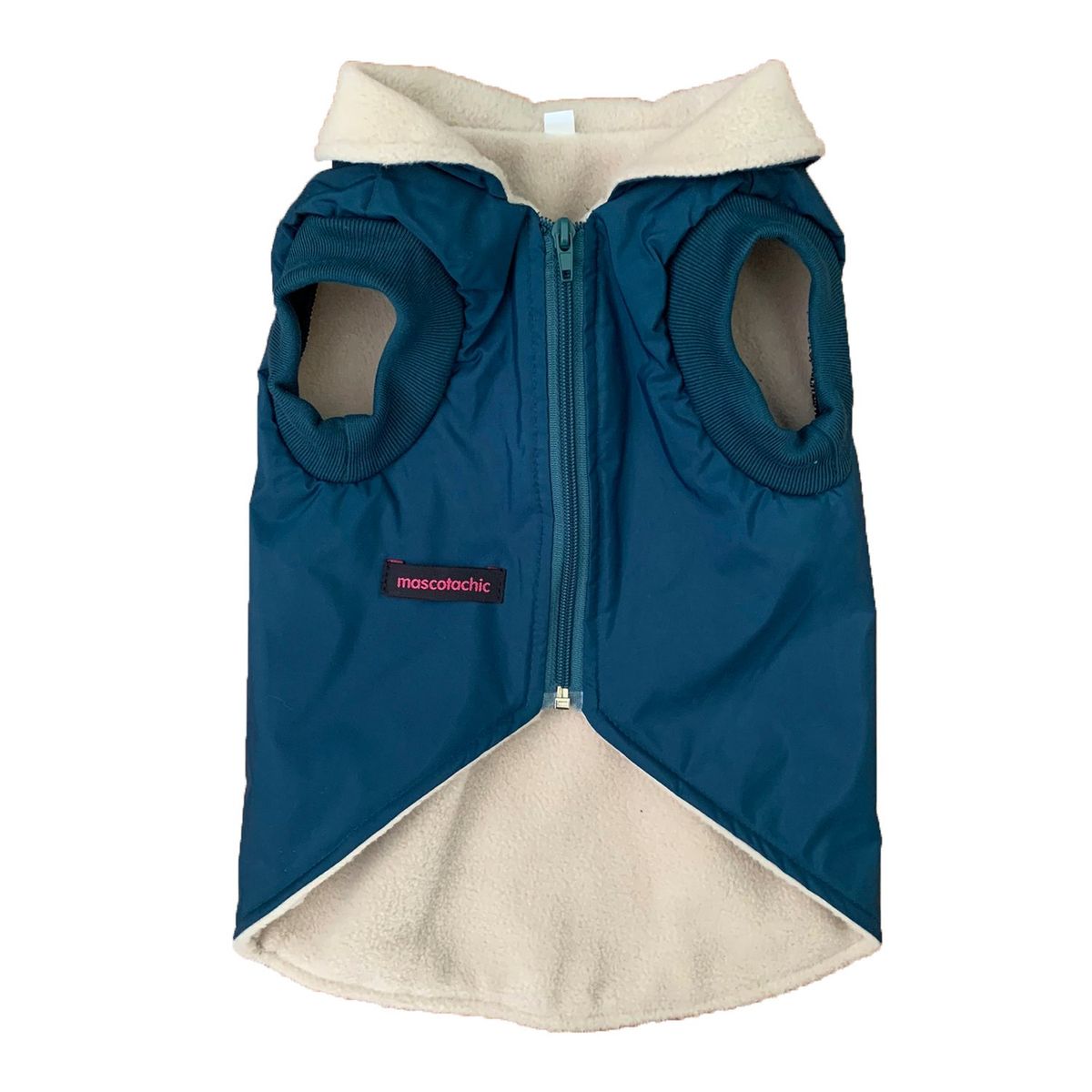 MASCOTACHIC - Capa Impermeable Verde Petróleo talla L