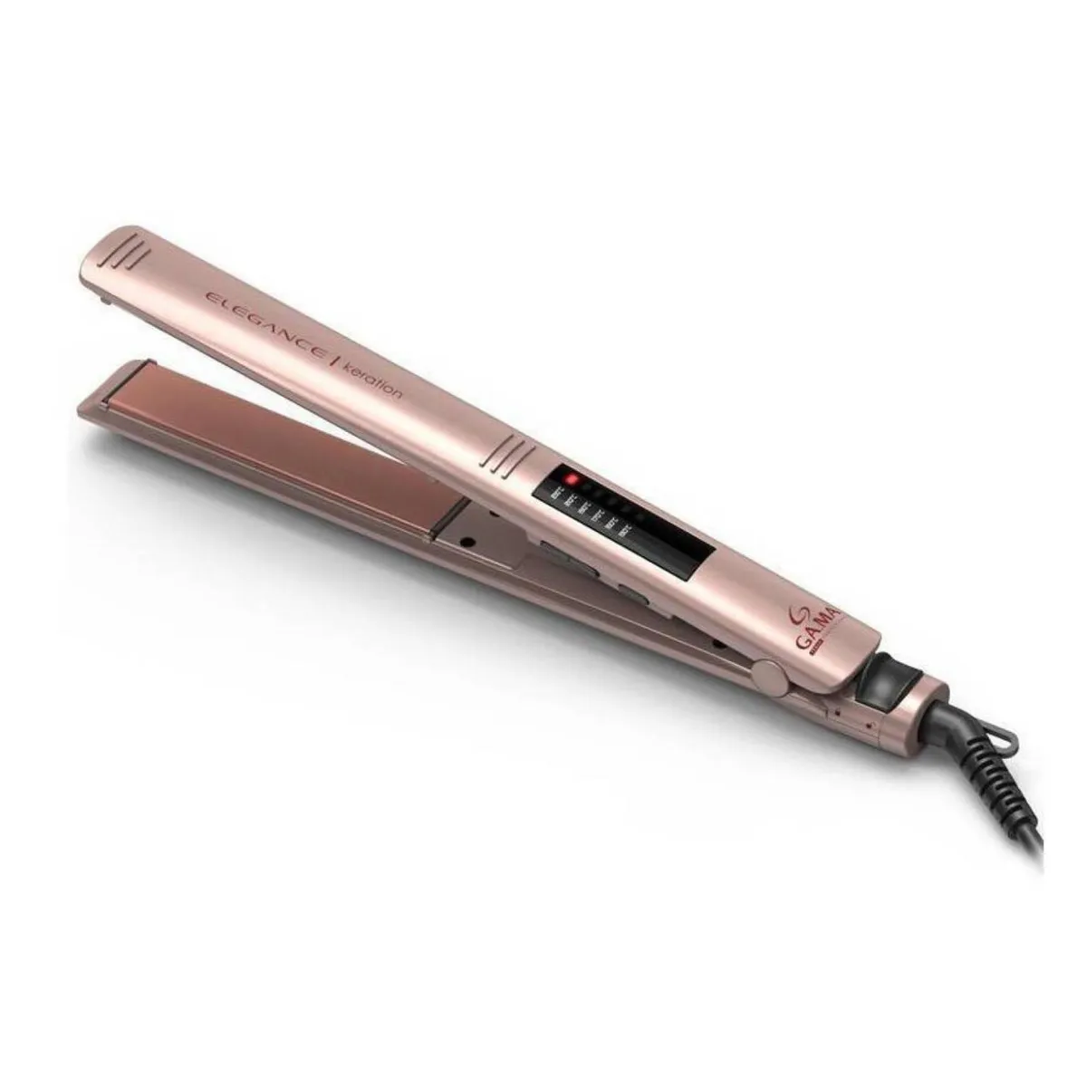 GAMA - Alisador Plancha De Pelo 230°C Turmalina Elegance LED Keration Gama