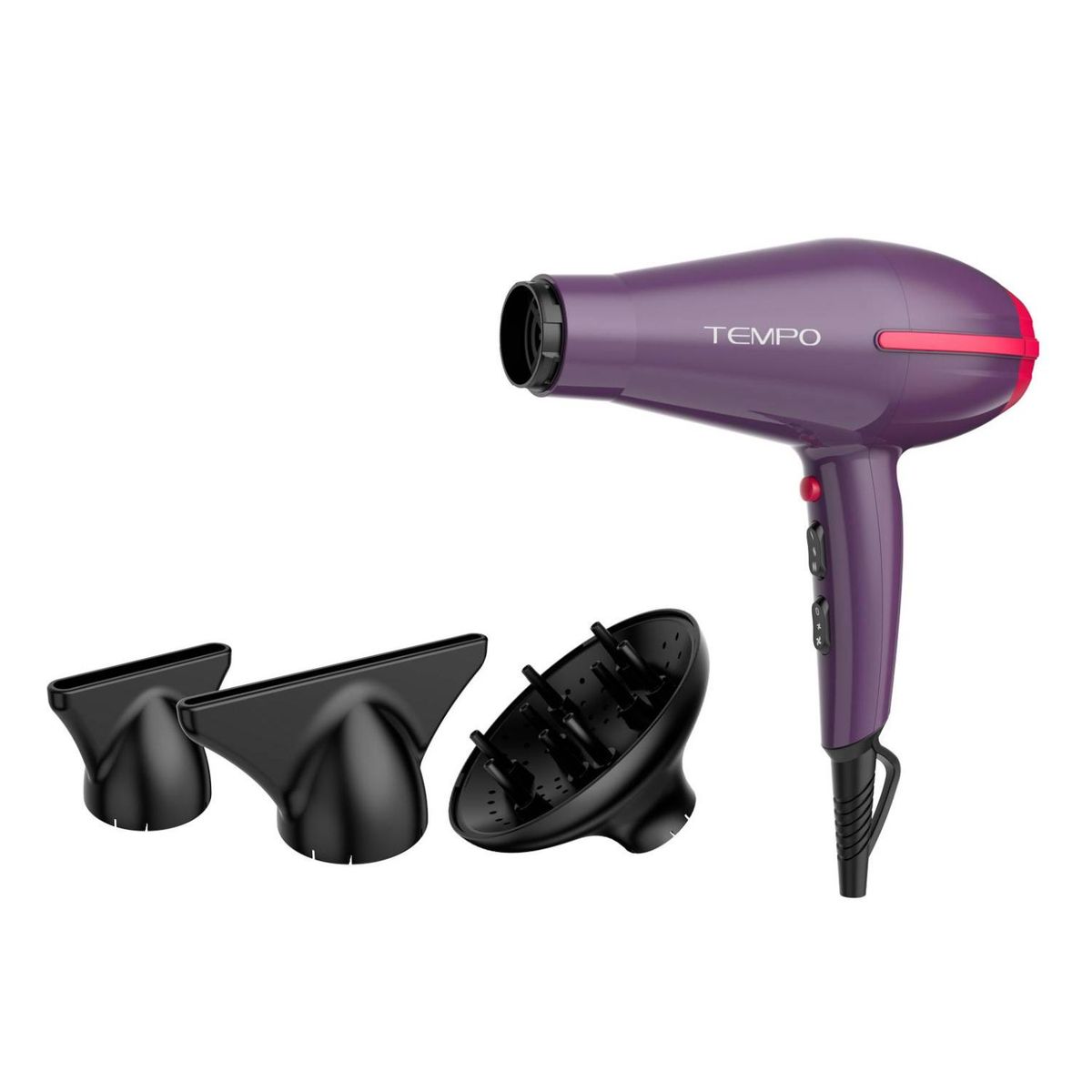 GAMA - Secador De Pelo 2200W 2Vel 3Temp Morado Tempo STD Gama