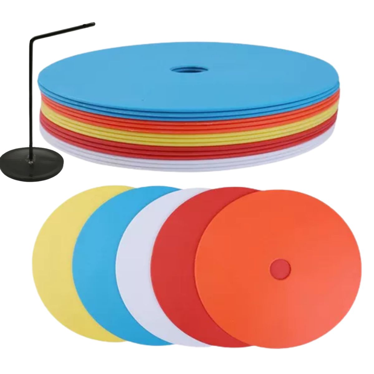 MAXPRO - Set cono demarcador plano goma - 25 pcs