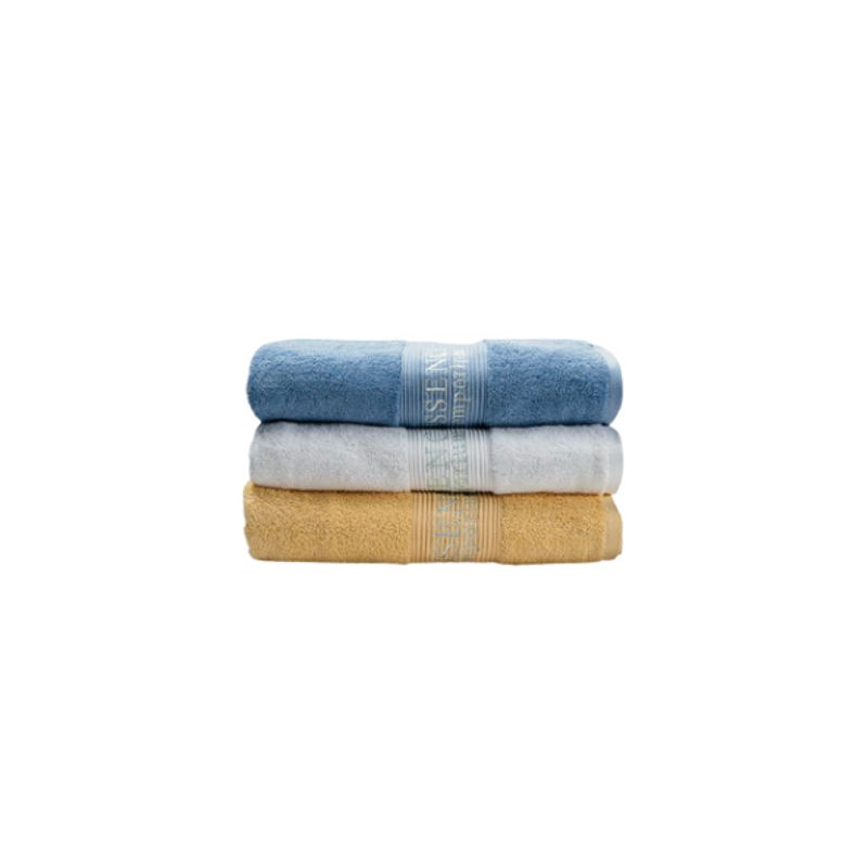 ESSENCE EMPORIUM - Set 3 Toallas 100x160 cm 100% Algodón Egipcio 3 colores.