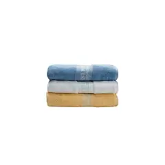 ESSENCE EMPORIUM - Set 3 Toallas 100x160 cm 100% Algodón Egipcio 3 colores.