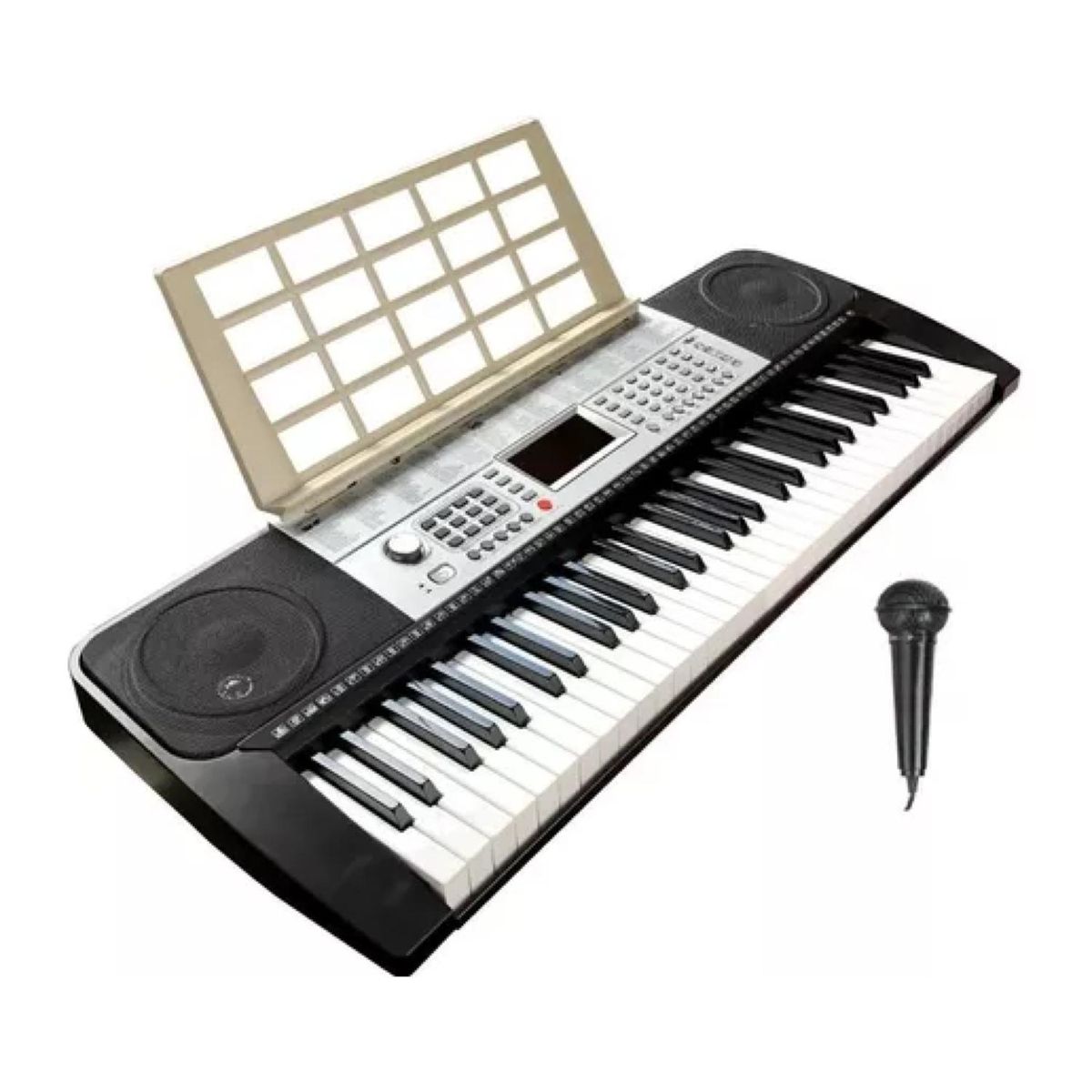 GENERICO - Piano Electrico Teclado Musical 61 Teclas Con Microfono