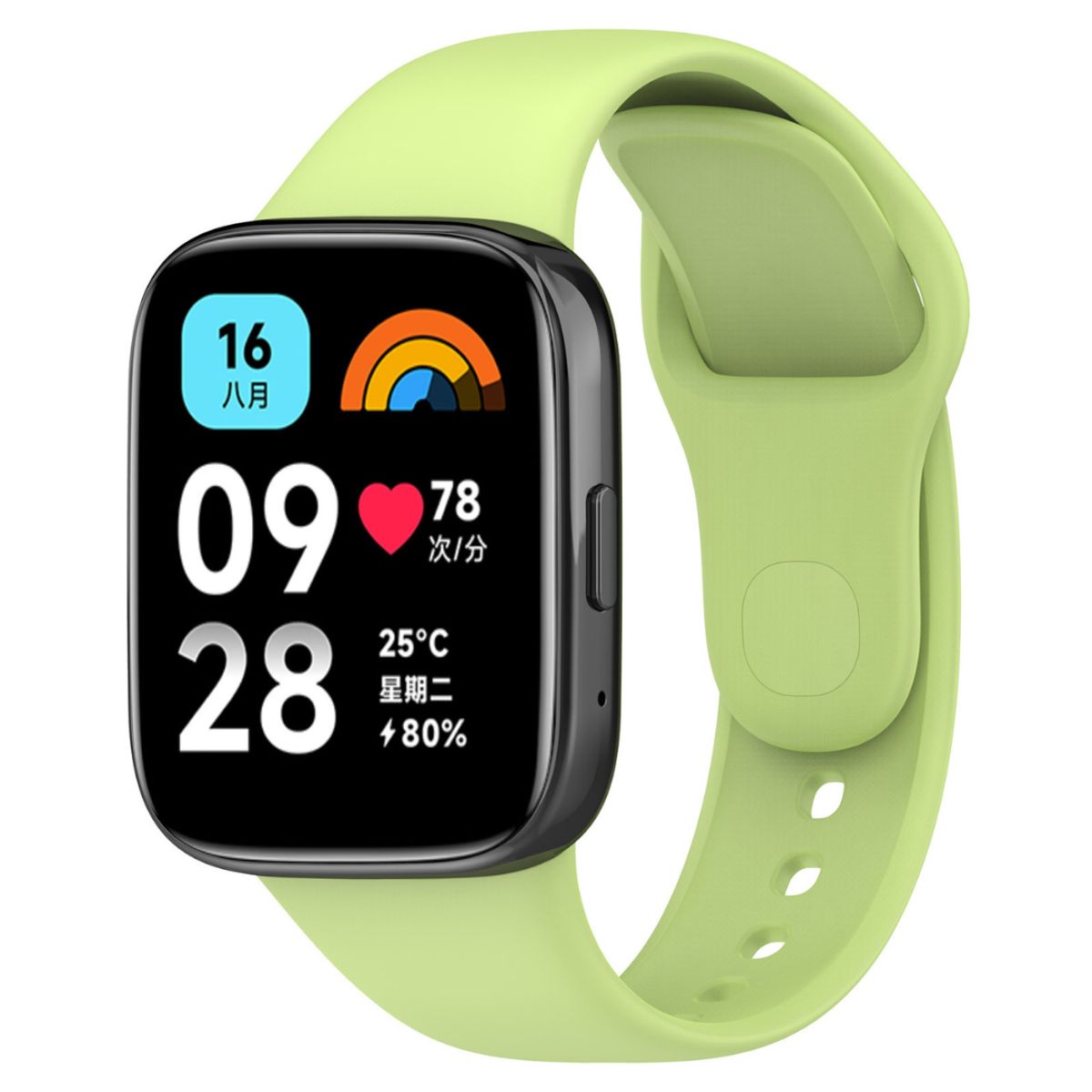 GENERICO - Correas Silicona Compatible Con Redmi Watch 3 Active/Lite