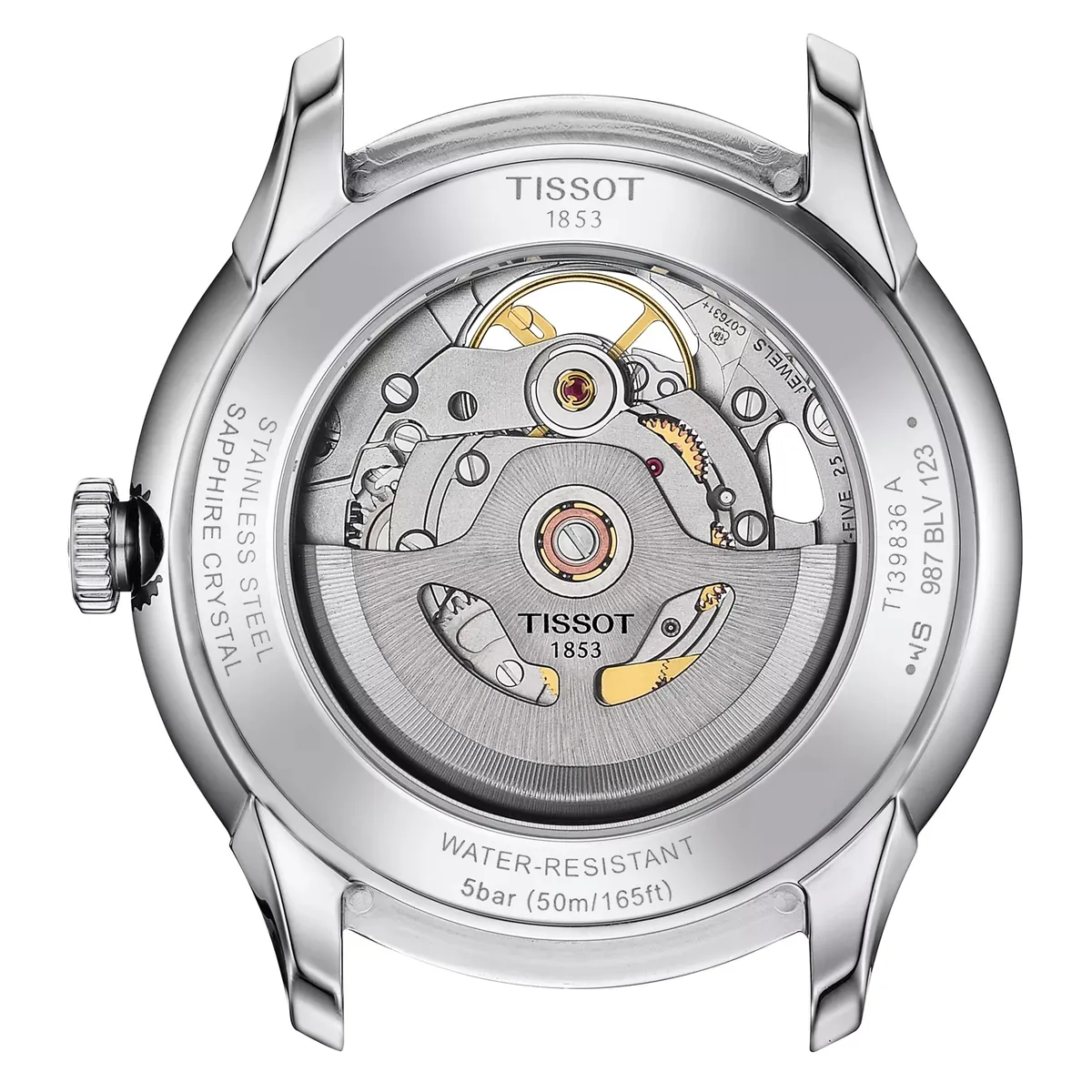 TISSOT - Reloj Tissot Chemin Des Tourelles Skeleton Acero