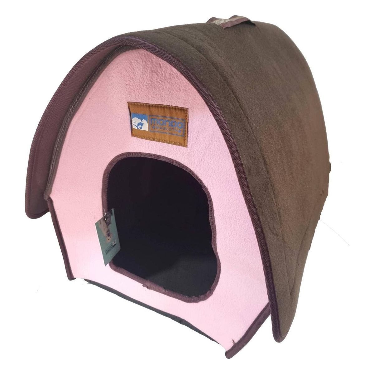 GENERICO - Casa Cama Pequeña Comoda Plegable Para Perros Y Gatos Rosada