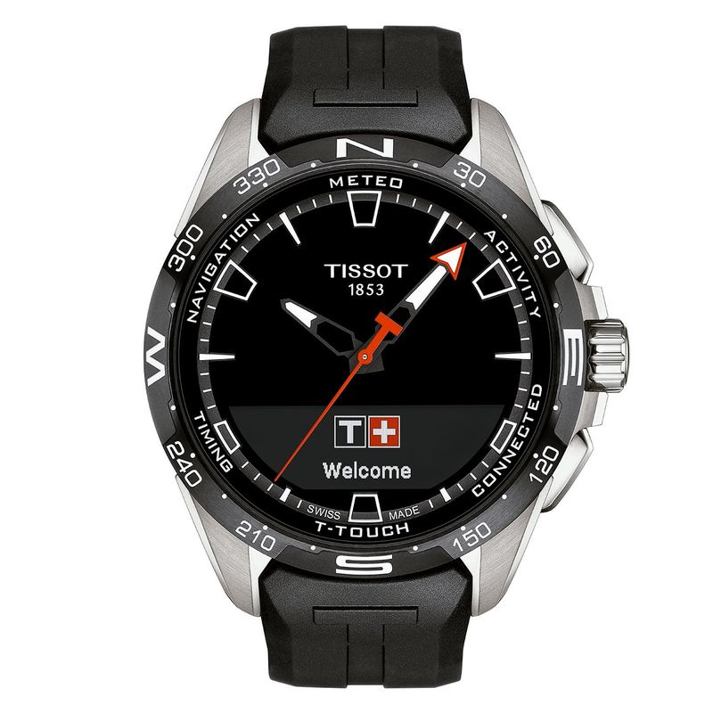 TISSOT - Reloj Digital Tissot T-Touch Connect Solar Acero Negro