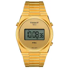 TISSOT - Reloj PRX Digital 40mm Dorado