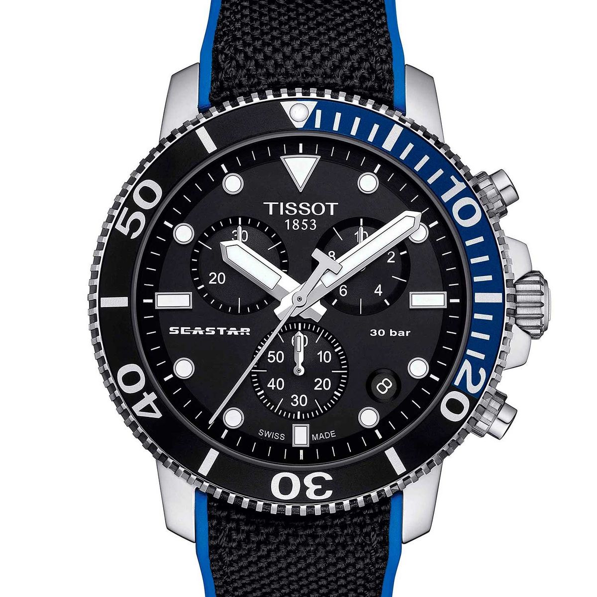 TISSOT - Reloj Tissot Seastar Crono Textil