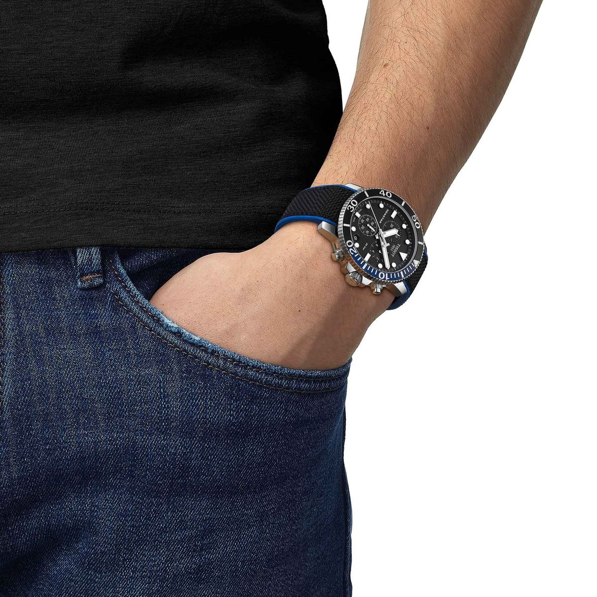 TISSOT - Reloj Tissot Seastar Crono Textil