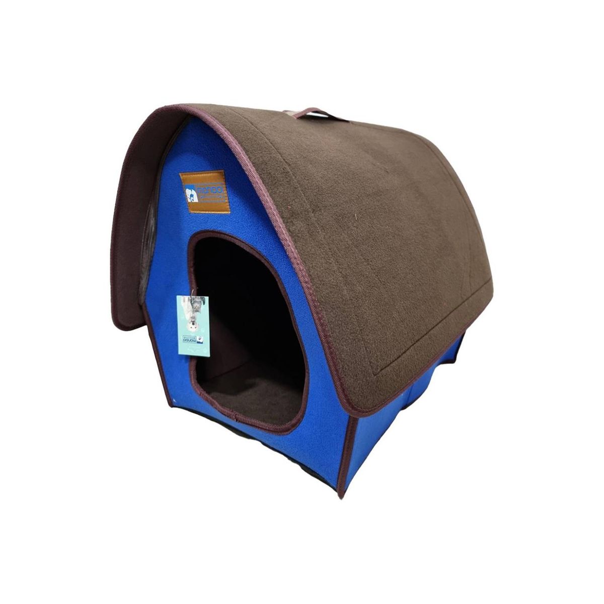 GENERICO - Casa Cama Pequeña Comoda Plegable Para Perros Y Gatos Azul