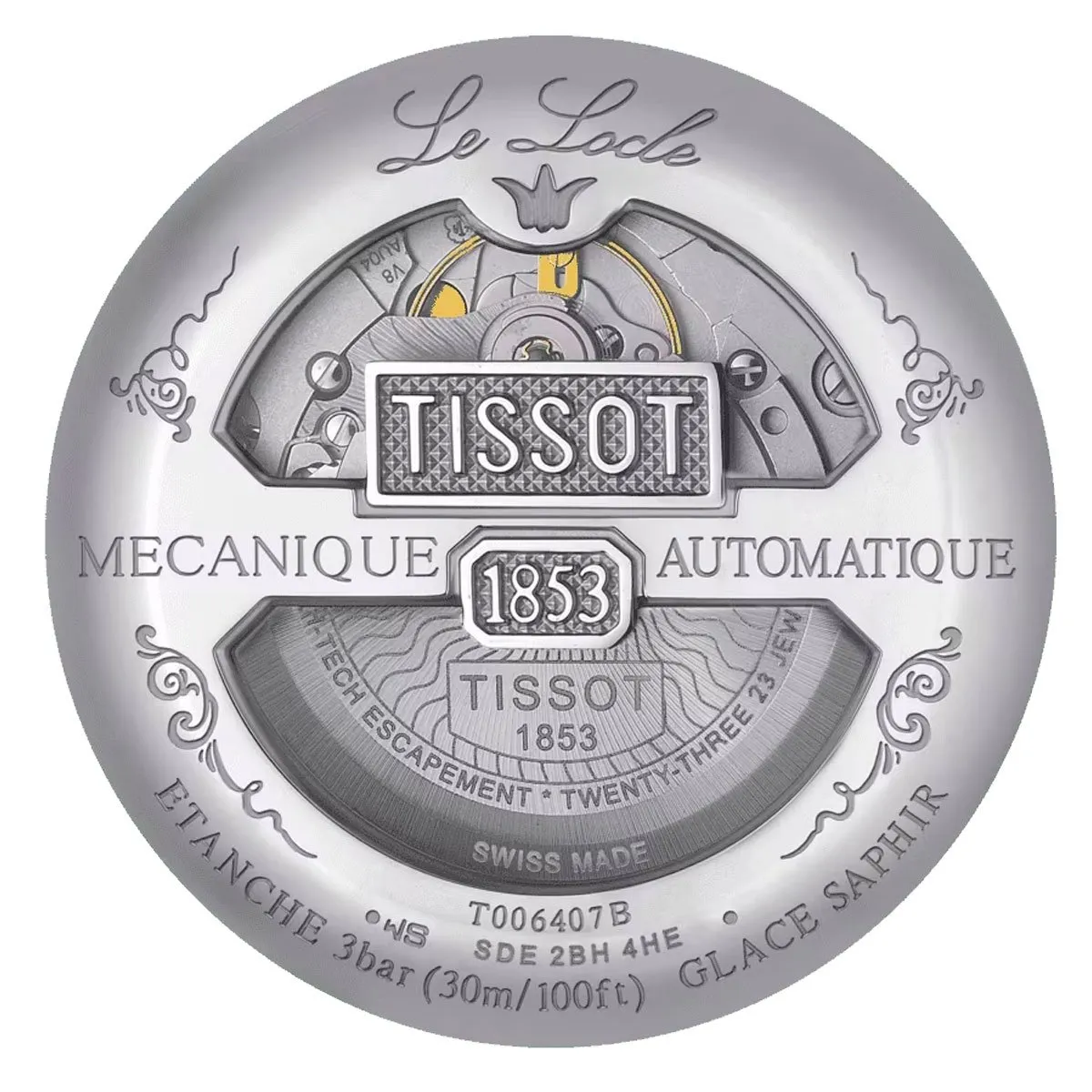 TISSOT - Reloj Tissot Le Locle Powermatic 80 Acero