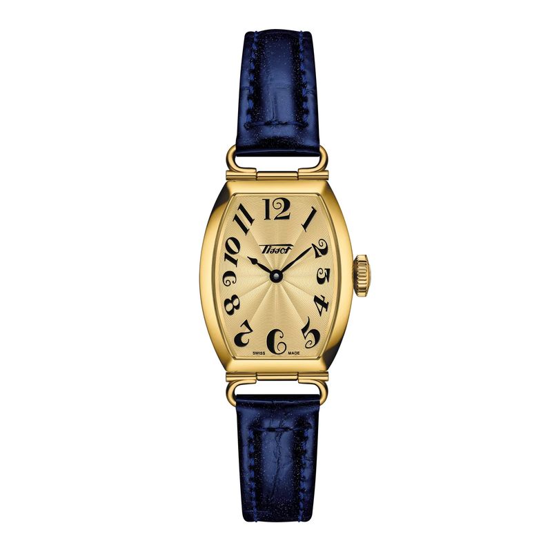TISSOT - Reloj Tissot Heritage Porto Small Cuero Dorado