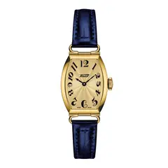 TISSOT - Reloj Heritage Porto Small Cuero Dorado