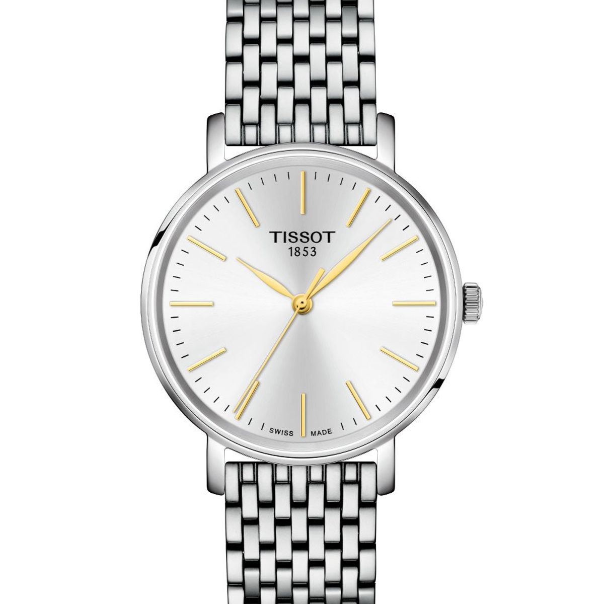 TISSOT - Reloj Tissot Everytime Acero Dorado 34mm