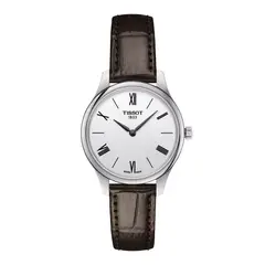 TISSOT - Reloj Tradition Lady Cuero Café