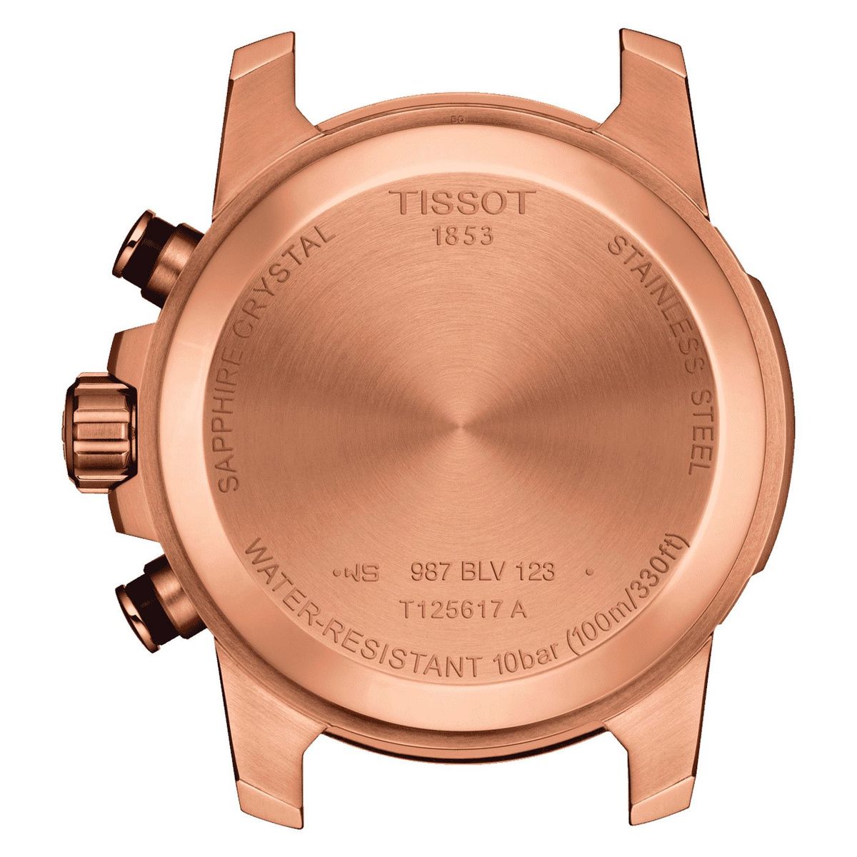 TISSOT - Reloj Tissot Supersport Chrono Negro Oro Rosa